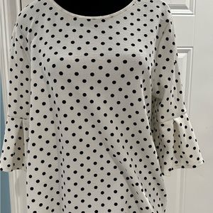 Ladies polka dot blouse